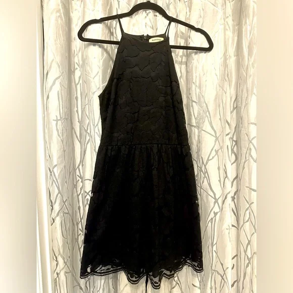 chinese dress ladies Sevila Long Sleeve Mini Dress in Bubble Black Lace , Bodycon